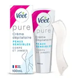 Veet Pure Crème dépilatoire Corps Peaux Sensibles 100ml