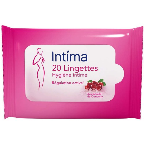Intima Lingette Hygiène Intime Régulation Active x20