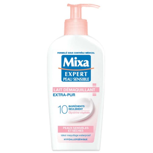 Mixa Lait Démaquillant Antidessèchement Peaux Sensibles 200ml