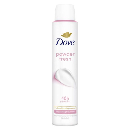 Dove Déodorant Spray Anti-Transpirant Semi-Compressé Powder Soft 200ml