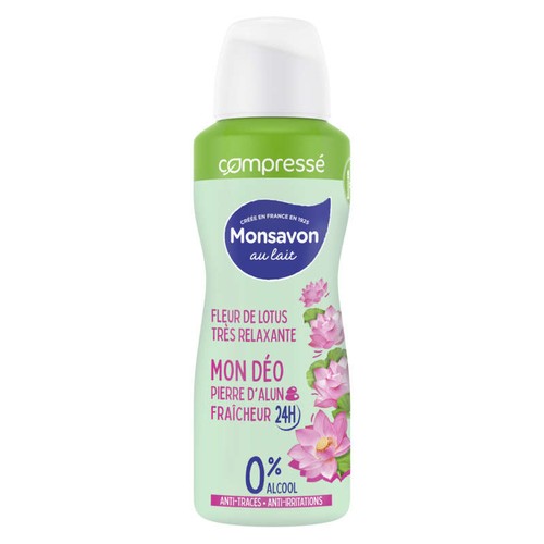 Monsavon Déodorant Lait & Fleur De Lotus 100ml