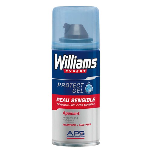Williams Gel À Raser Protect Gel Peau Sensible 75ml