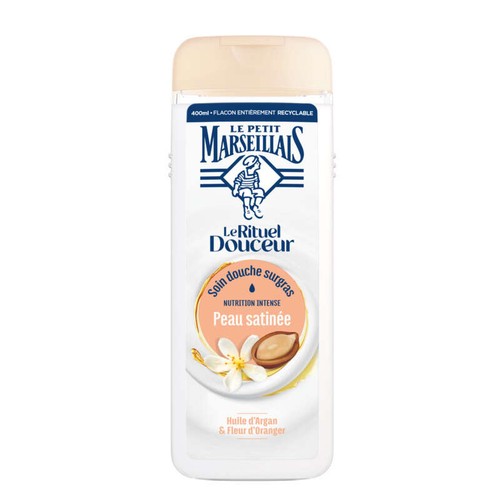 Le Petit Marseillais Douche Huile d'argan & Fleur d'oranger 400ml
