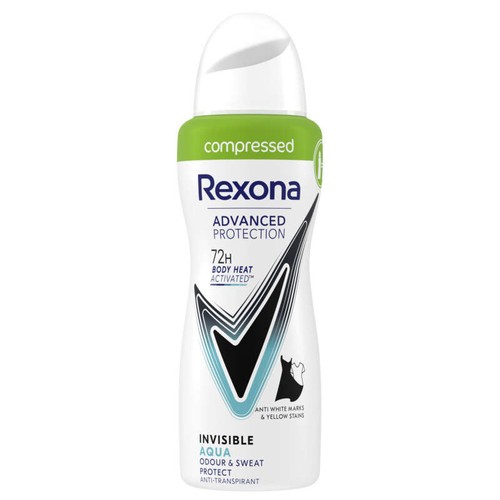 Rexona Déodorant spray anti-transpirant compressé invisible 100ml