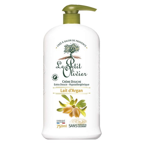 Le Petit Olivier Crème Douche Hypoallergénique Lait d'Argan 750ml
