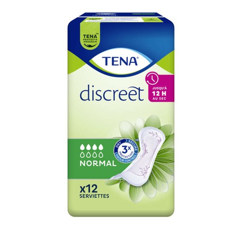 Tena Serviettes Discreet Normal x12