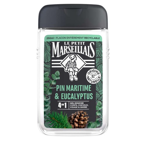 Le Petit Marsaillais Douche Homme Pin Martitime & eucalyptus 250ml