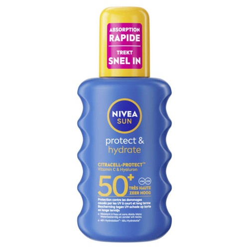 Nivea Crème solaire spray  FPS 50+ Protect & Hydrate 200ml
