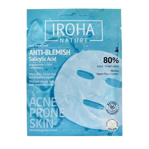 Iroha Masque tissu Hydratant anti-imperfections