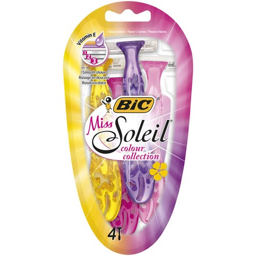 Bic Rasoir 3 Lames Miss Colour Collection x4