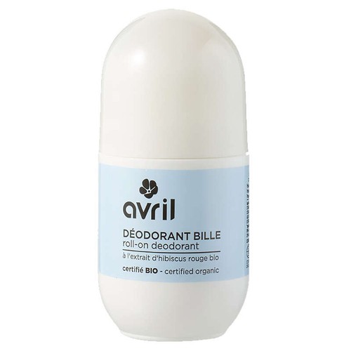 Avril Déodorant Roll-On à l'extrait d'Hibiscus Bio 50ml