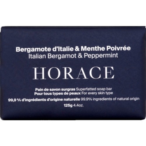 Horace Savon Surgras Bergamote d'Italie & Menthe Poivrée 125g
