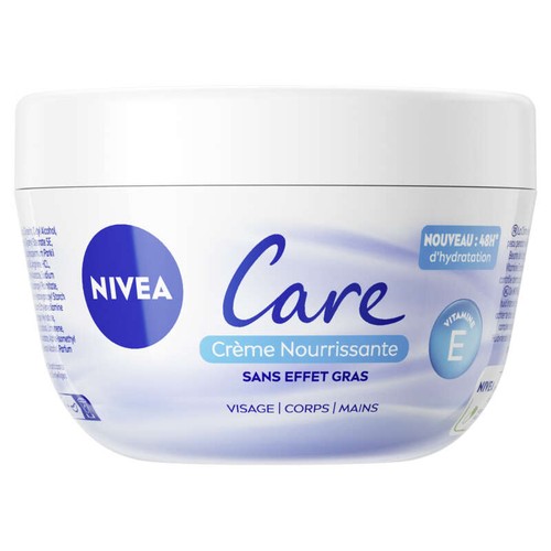 Nivea Crème visage & corps, nutrition intense, absorption rapide. 200ml