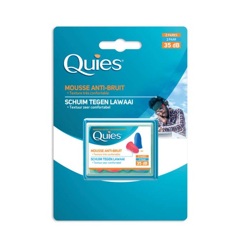 Quies Protection auditive disco, 2 paires