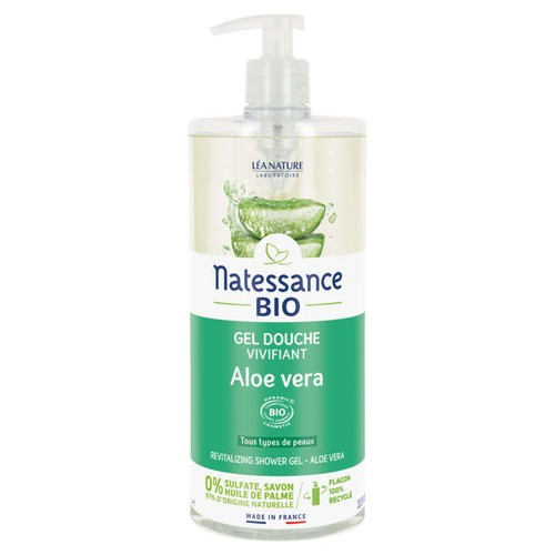 [Para] Natessance Gel Douche Aloe Vera Fraîcheur 1L