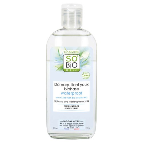 SO'BIO Étic Démaquillant Yeux Biphase Waterproof 100ml