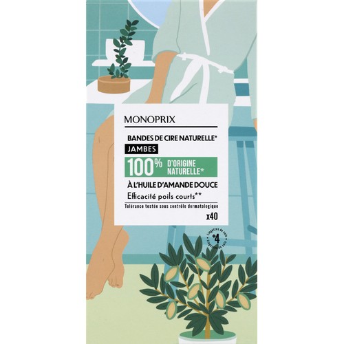 Monoprix Bandes dépilatoires Cire froide