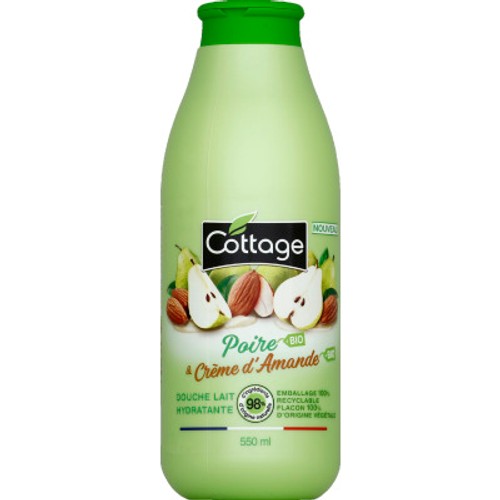 Cottage Douche Lait Poire Amande 550ml