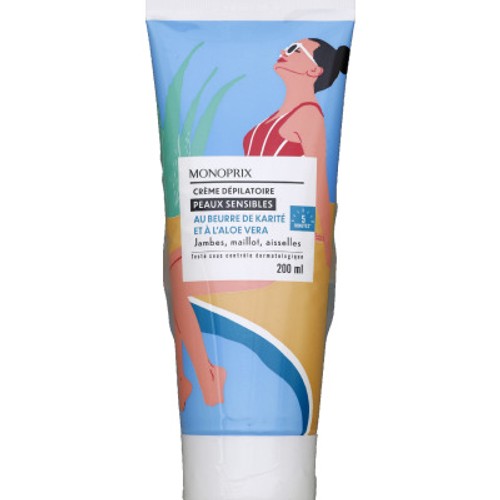 Monoprix Crème dépilatoire peaux sensibles 200ml