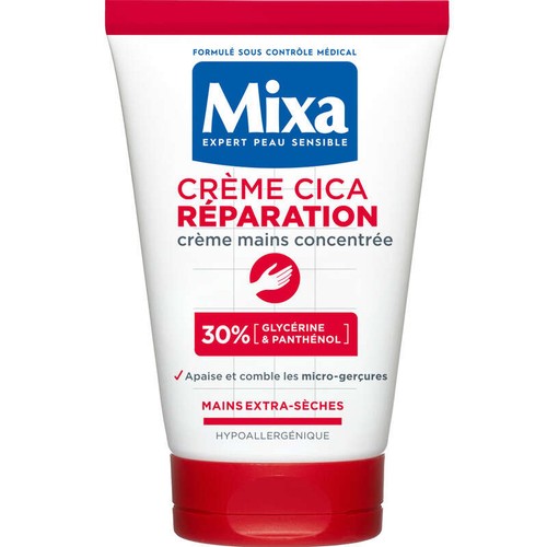 Mixa Crème Mains Cica Réparatrice Intense Hypoallergénique 50ml