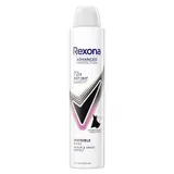 Rexona Déodorant Femme Spray Anti-Transpirant 72H Invisible Pure 200ml