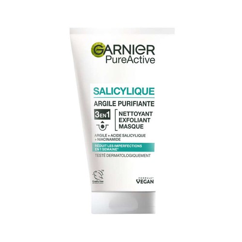 Garnier Nettoyant 3en1 Anti-Points Noirs Charbon 150ml