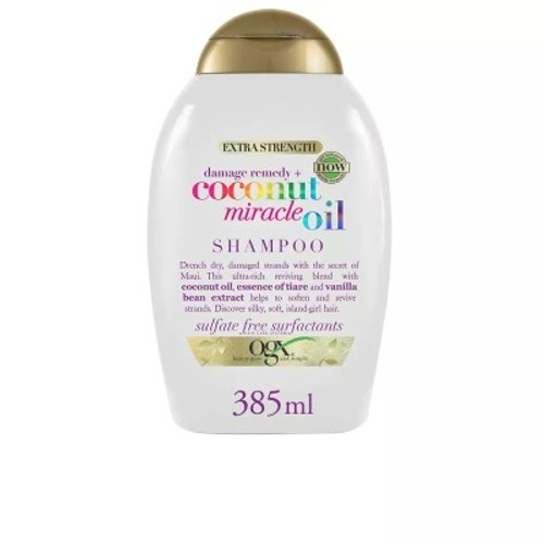 OGX Shampooing Réparateur Huile de Coco Miraculeuse 385ml