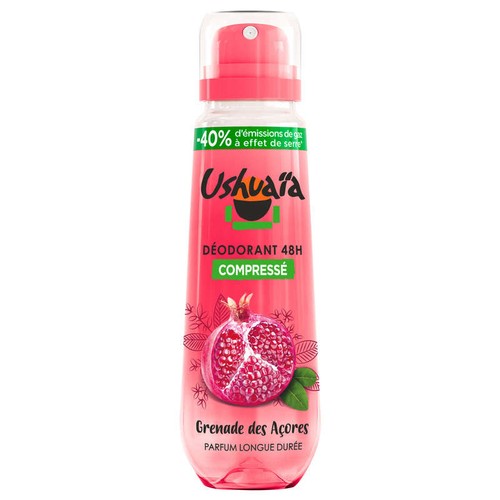 Ushuaia Déodorant Spray Compressé 48h Grenade des Açores 100ml