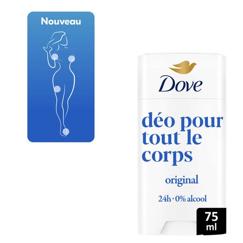 Dove Déodorant pour Tout le Corps Stick Original 75ml