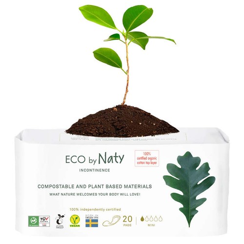 Eco By Naty Serviettes Fuites Urinaires Mini x20