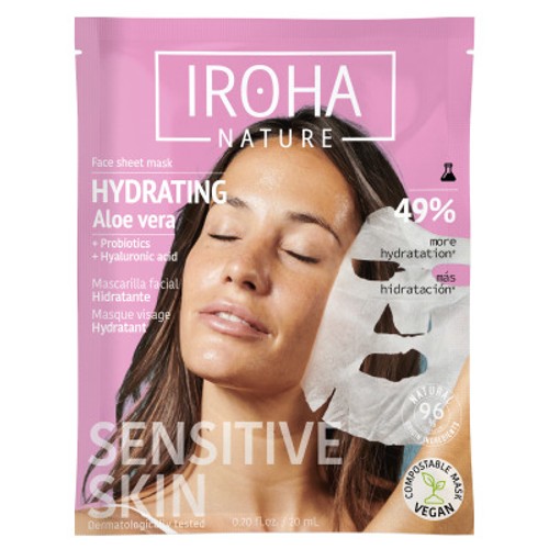 Iroha Masque en tissu Aloe vera