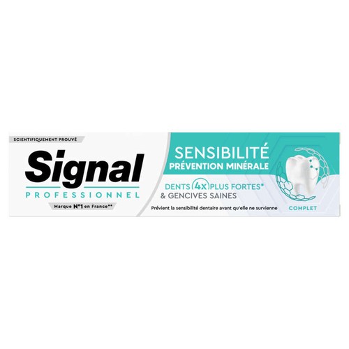 Signal Professionnel DENTIFRICE Sensibilité Prévention Minérale Complet 75ml