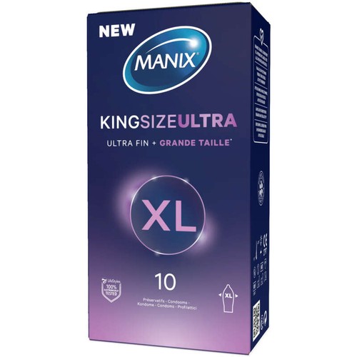 Manix Préservatifs King Size Ultra x10