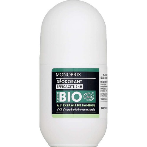Monoprix Bio Déodorant Homme Bambou 50ml