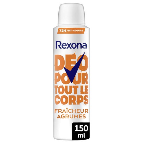 Rexona Déodorant Spray 72h Fraîcheur Agrumes 150ml