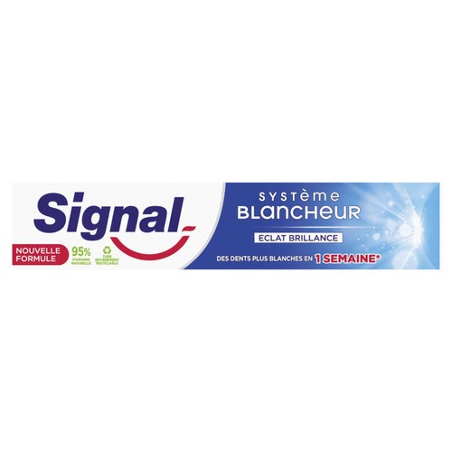 Signal Dentifrice Système Blancheur Éclat Brillance 1 Semaine 75ml