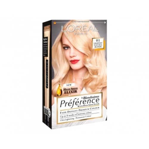 L'Oréal Paris Préférence Coloration 01 Prague Blond Très Très Clair Naturel