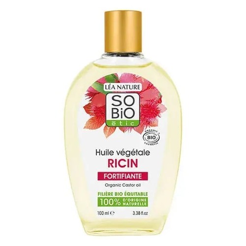 SO'BIO Étic Huile Végétale de Ricin bio équitable 100ml