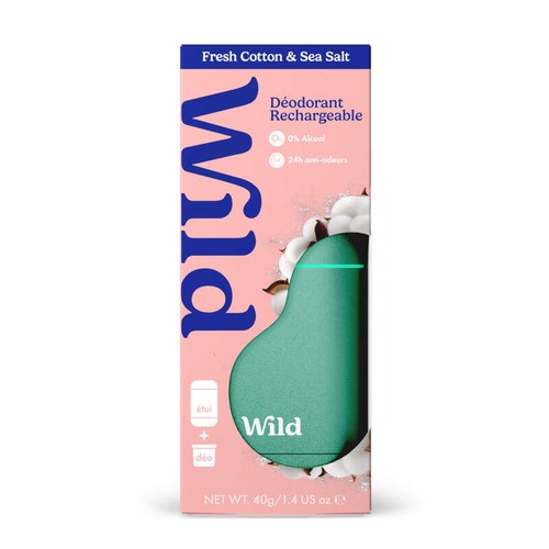 Wild Déodorant 24h Rechargeable avec Etui 40g