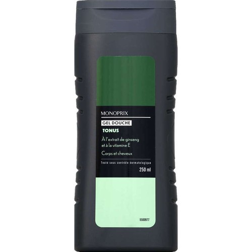 Monoprix Gel Douche tonus corps et cheveux 250ml