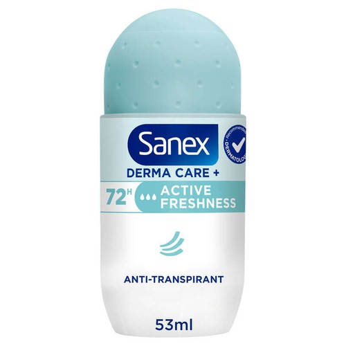Sanex Derma Care+ Deodorant 72h Active Fresh 53ml