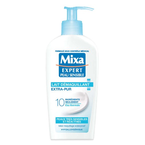 Mixa Lait Démaquillant Extra-Pur Apaisant Peaux Sensibles 200ml