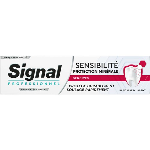 Signal Professionnel Dentifrice sensibilité action minérale gencives 75ml