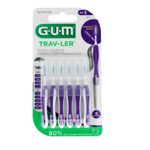 Gum Brossettes Interdentaires Réutilisables Taille 1,2mm x6
