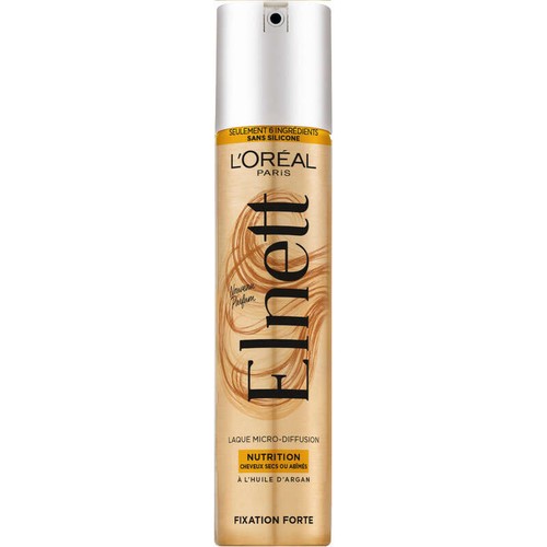 Elnett Laque Cheveux Micro-Diffusion Nutrition à l'Huile d'Argan 200ml