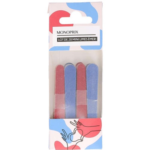 Monoprix Mini Limes emeri x28