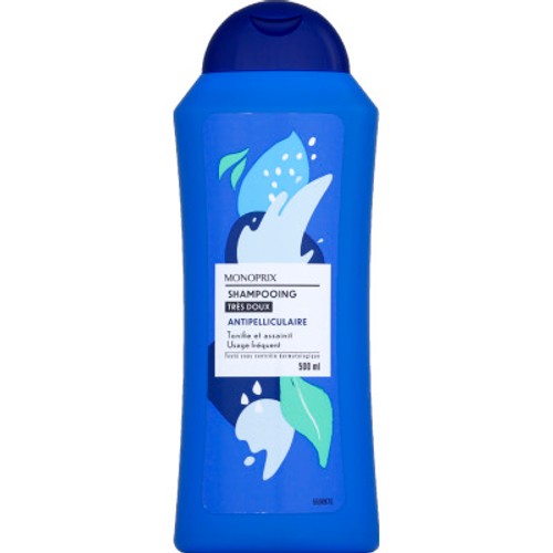 Monoprix Shampooing très doux antipelliculaire 500ml