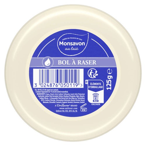 Monsavon Bol À Raser 125g