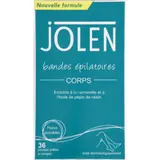 Jolen Bandes Épilatoires Corps, Peaux Sensibles
