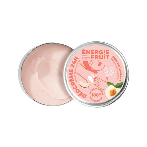 Énergie Fruit Déocrème 48h pêche blanche certifie Bio 50ml